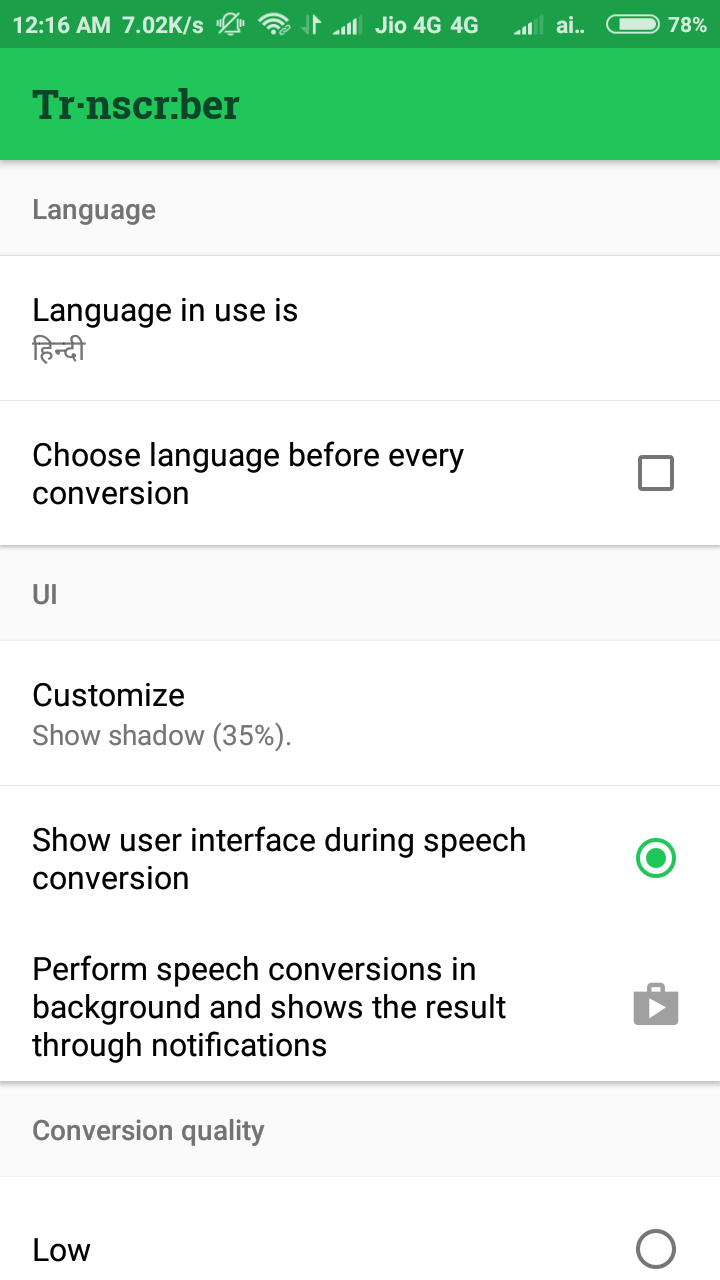 whatsapp speech to text 