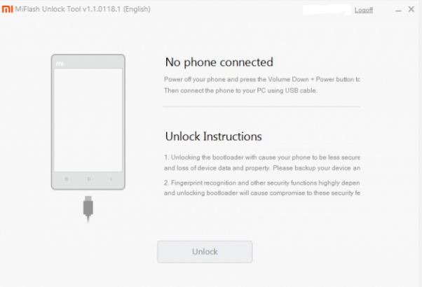 unlock bootloader of xiaomi